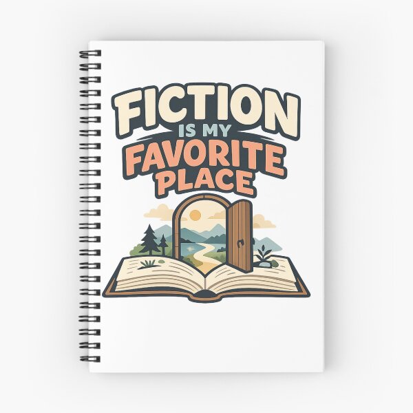 Item preview, Fiction is my favorite place designed and sold by Kurogami13.