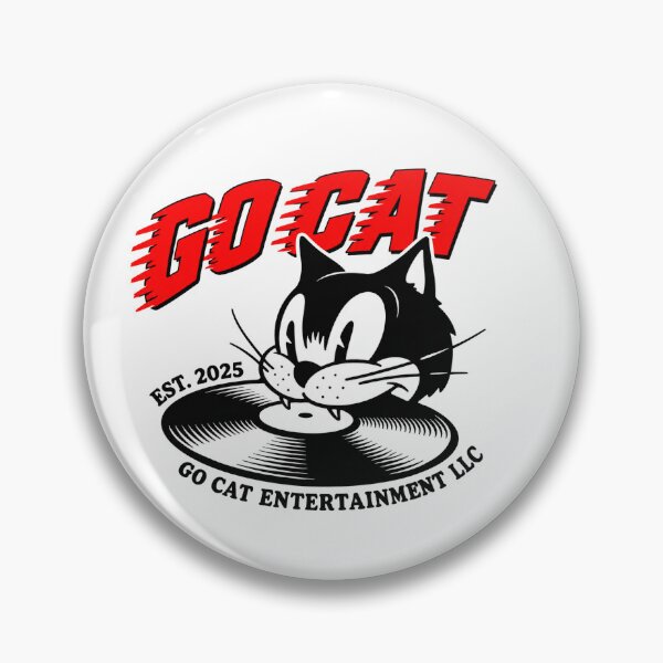 Item preview, Go Cat (Biting the Vinyl Classic) designed and sold by LockedUp.