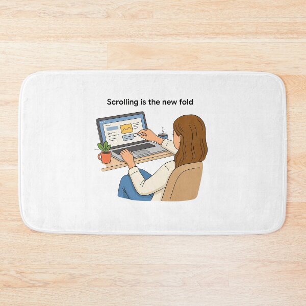 Item preview, Minimalist Web Designer Desk with Quote designed and sold by NiftyWrx.