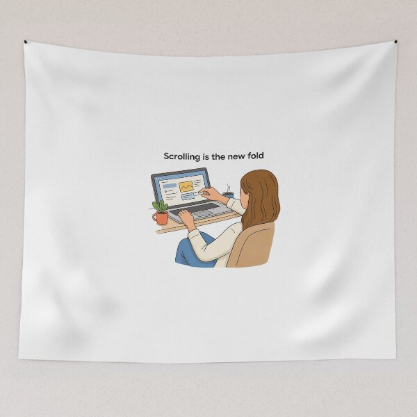 Item preview, Minimalist Web Designer Desk with Quote designed and sold by NiftyWrx.