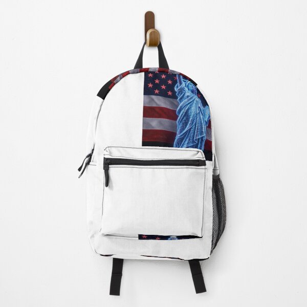 Item preview, LED Statue of Liberty American Flag designed and sold by Fierce Republic.