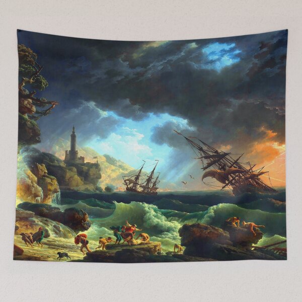 Item preview, Shipwreck on Stormy Seas - Claude Joseph Vernet designed and sold by Jon-Baran.