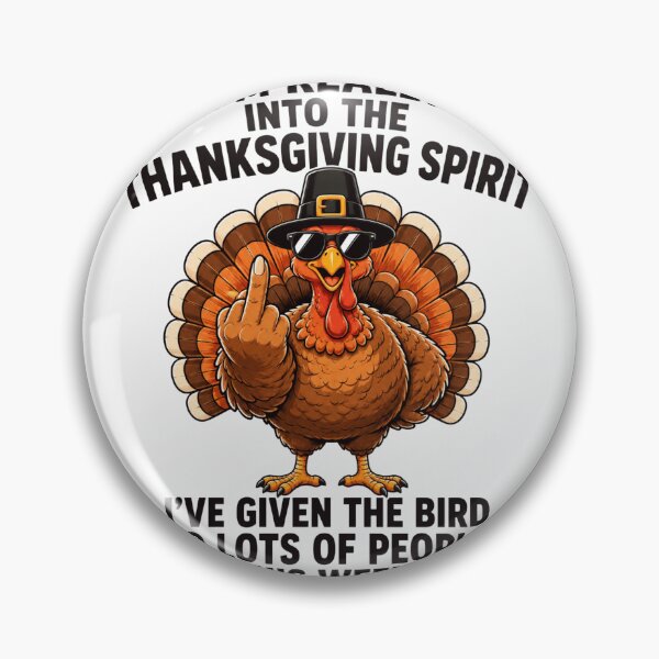 Item preview, thanksgiving turkey funny thanksgiving spirit rebel designed and sold by ROUX-ART.