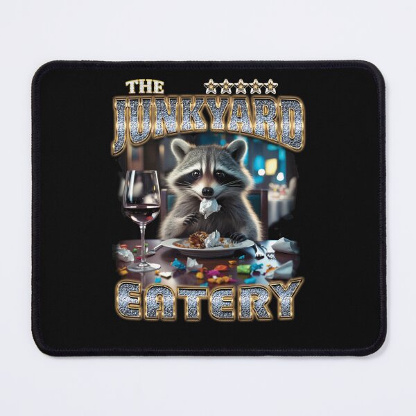 Item preview, The Junkyard Eatery Funny Raccoon Vintage designed and sold by aynorsadier.