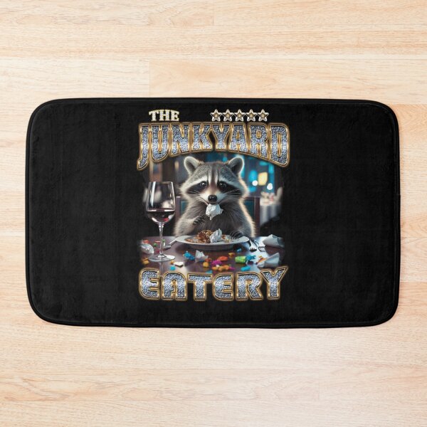 Item preview, The Junkyard Eatery Funny Raccoon Vintage designed and sold by aynorsadier.