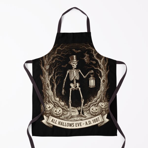 Item preview, All Hallows Eve AD 1887 Skeleton Gentleman designed and sold by DarkOriginArts.