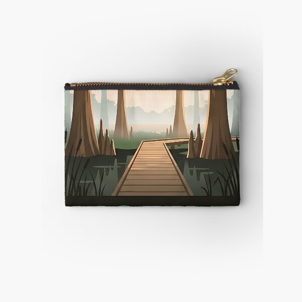 Item preview, Mobile Tensaw Delta Alabama Wetlands Badge Sticker designed and sold by DetourDgn.