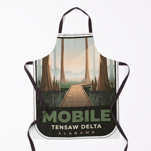 Item preview, Mobile Tensaw Delta Alabama Wetlands Badge Sticker designed and sold by DetourDgn.