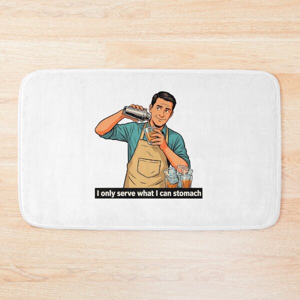 Item preview, Bartender with a Side of Humor designed and sold by NiftyWrx.