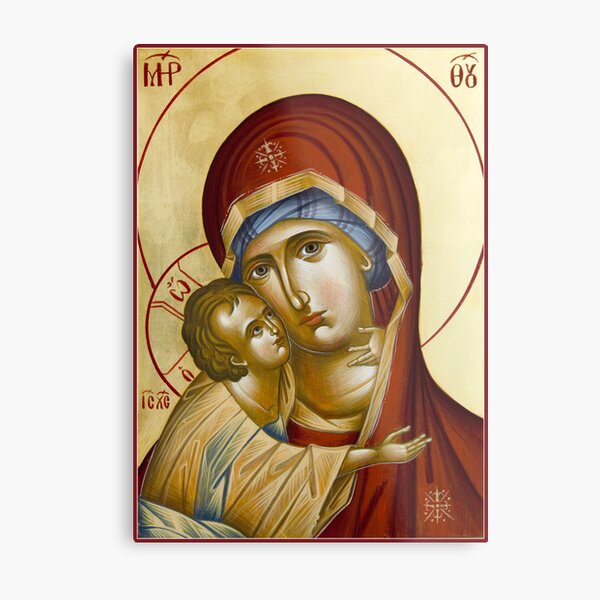 Theotokos Metal Print