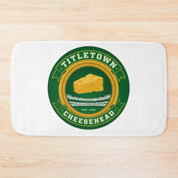 Item preview, Titletown Cheesehead Wisconsin Football Vintage Badge designed and sold by Pandora´s Box.