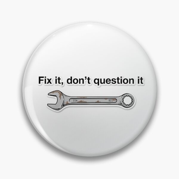 Item preview, Wrench & Fix It Quote designed and sold by NiftyWrx.