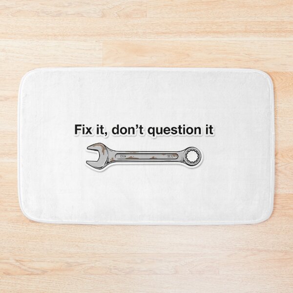 Item preview, Wrench & Fix It Quote designed and sold by NiftyWrx.