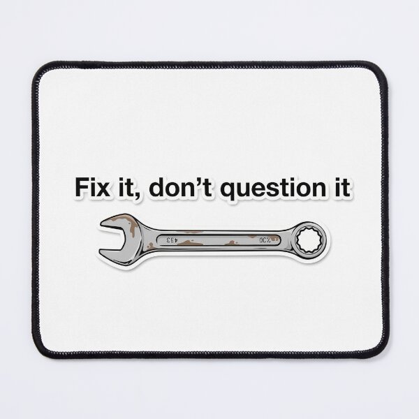 Item preview, Wrench & Fix It Quote designed and sold by NiftyWrx.