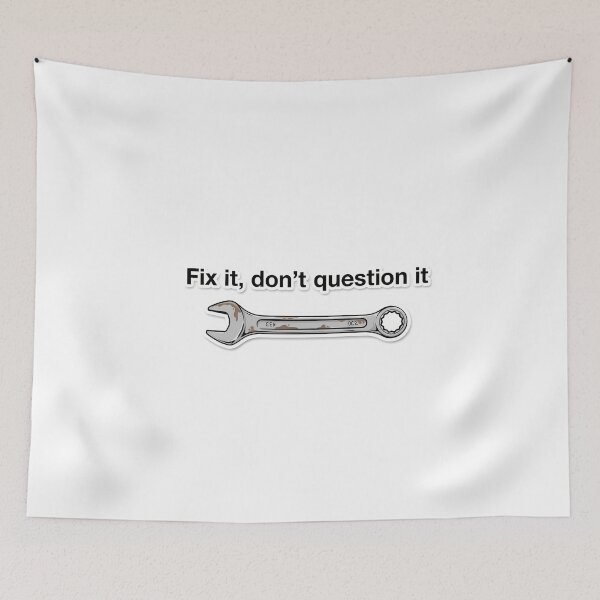 Item preview, Wrench & Fix It Quote designed and sold by NiftyWrx.
