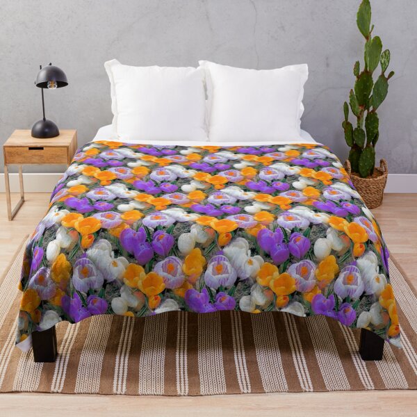 Item preview, Seamless Crocus Flower Garden designed and sold by kristalcurt.