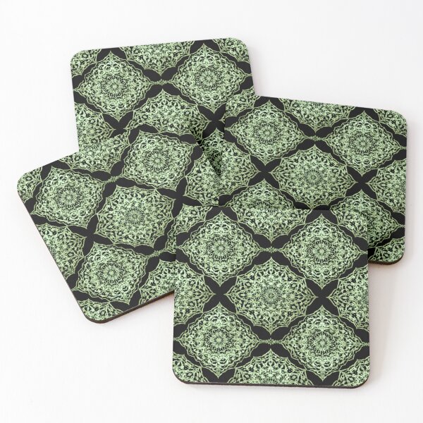 Item preview, Ornate Islamic Lace Pattern (V.3) – Seamless Arabesque Mosaic Design designed and sold by D-Islamic.