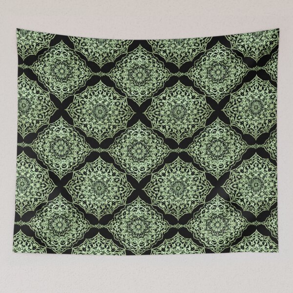 Item preview, Ornate Islamic Lace Pattern (V.3) – Seamless Arabesque Mosaic Design designed and sold by D-Islamic.