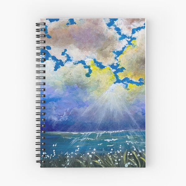 Item preview, Dreamy Ocean Light Rays Landscape designed and sold by EeshaArshad.