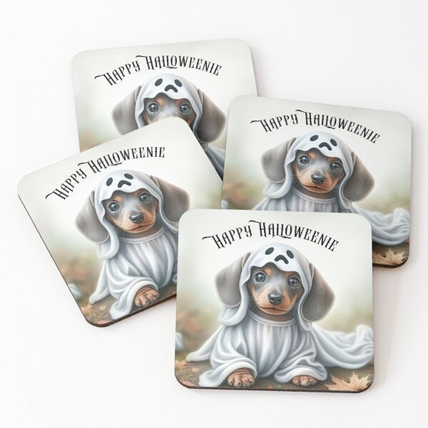 Item preview, Happy Halloweenie designed and sold by leilalongdogstudio01.