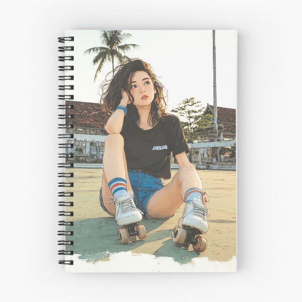Item preview, Summer Roller Skater Girl designed and sold by Banal25.