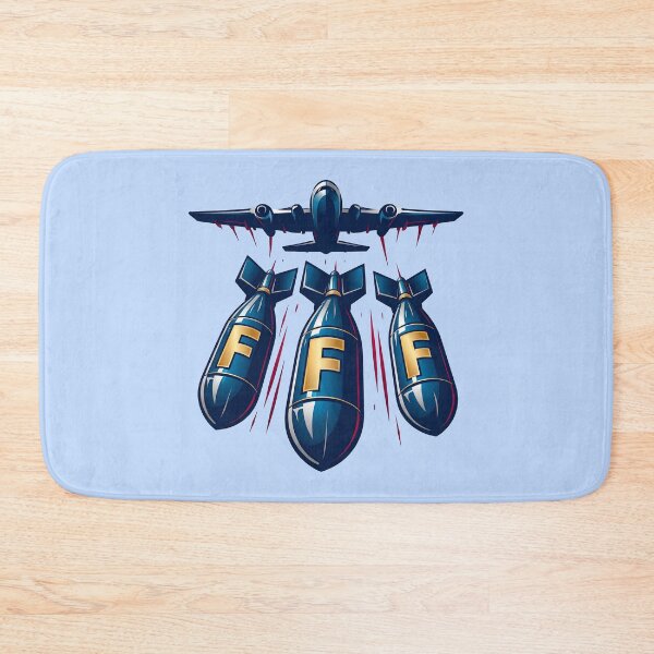 Item preview, Aircraft Dropping Three F-Bombs designed and sold by ThreadRiotTees.
