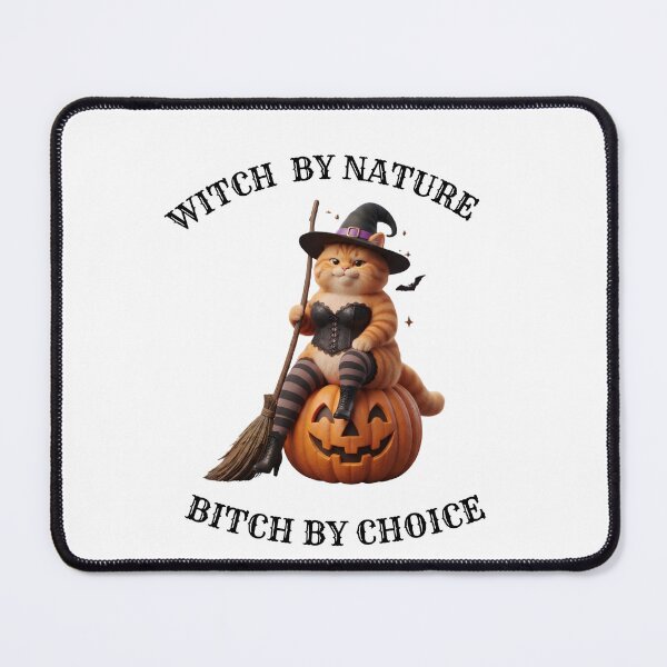Item preview, Cute Orange Cat Witch Halloween Pumpkin designed and sold by Basma Designs | Retro, Kawaii Shirts & Stickers.