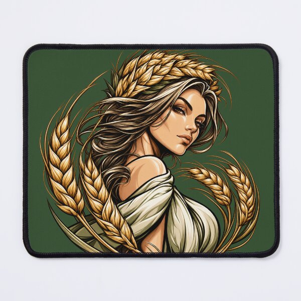 Item preview, Demeter Greek Goddess of Harvest Agriculture and Fertility designed and sold by MythicMood.