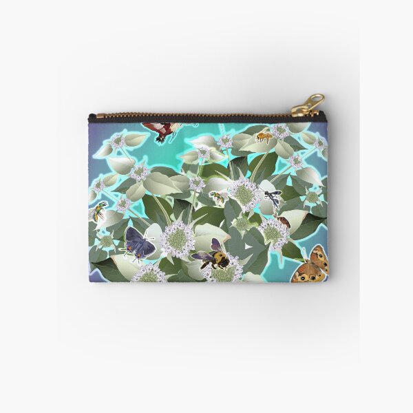 Item preview, Mountain Mint with Honey Bees and Pollinators designed and sold by Jedi-Artist.