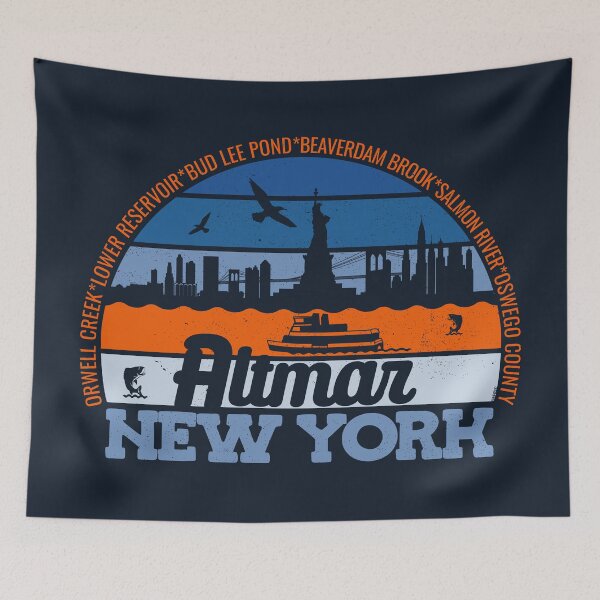Item preview, Altmar New York Sunset Retro Vintage Local Pride Logo designed and sold by CRHPOD20.