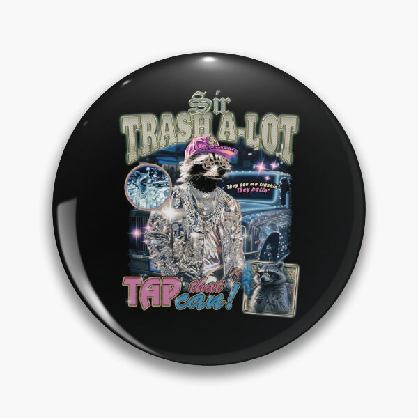 Item preview, Sir Trash-a-Lot Funny Raccoon Vintage 90's Bootleg designed and sold by aynorsadier.
