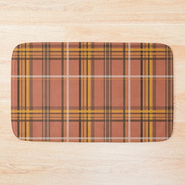 Item preview, Cozy Terracotta & Mustard Plaid Pattern designed and sold by Momoko-Hikaru.