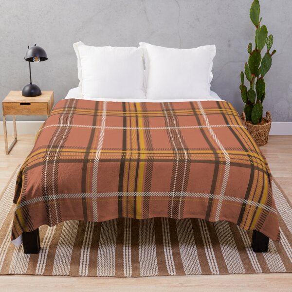 Item preview, Cozy Terracotta & Mustard Plaid Pattern designed and sold by Momoko-Hikaru.