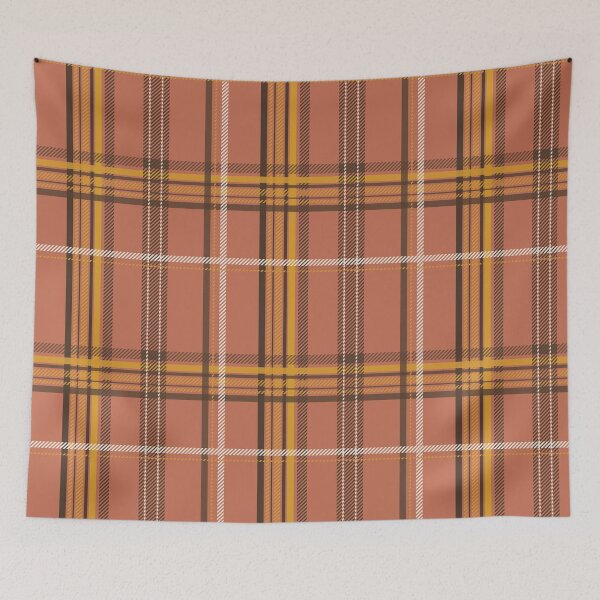 Item preview, Cozy Terracotta & Mustard Plaid Pattern designed and sold by Momoko-Hikaru.