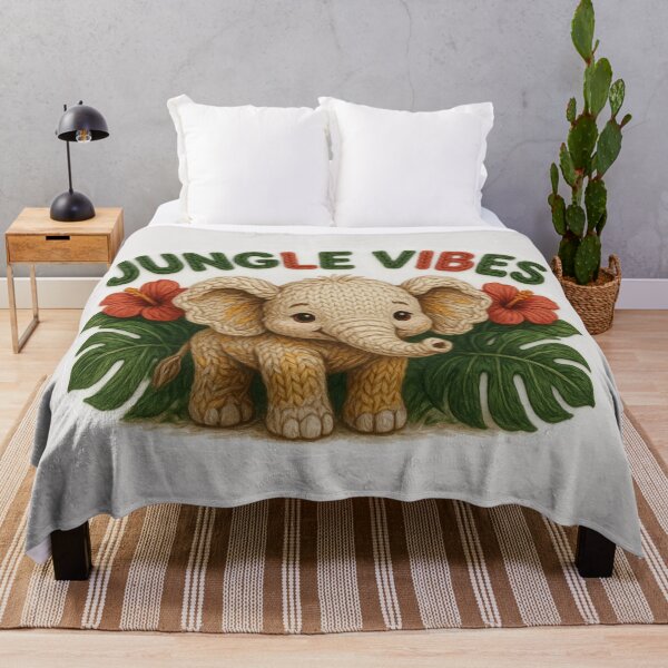 Item preview, Elephant - Jungle Vibes designed and sold by 123ks.