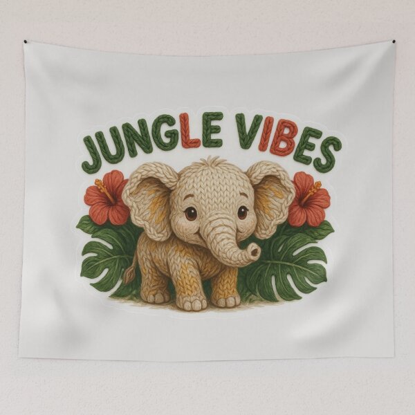 Item preview, Elephant - Jungle Vibes designed and sold by 123ks.