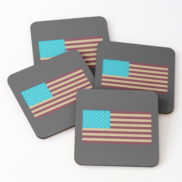 Item preview, Garnet, Gold, and Heritage Blue American Flag designed and sold by Karate Octopus.