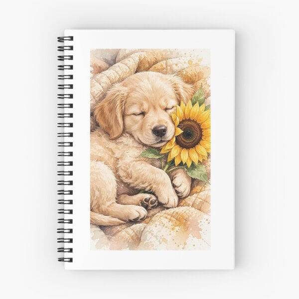 Item preview, Cute puppy hugging a sunflower designed and sold by carlsmart1.