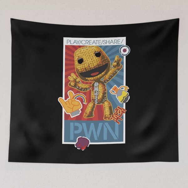 Aperçu de l'œuvre LittleBigPlanet - Sackboy - PlayStation - Jouer/Créer/Partager/ - Domination créée et vendue par lightylegal.