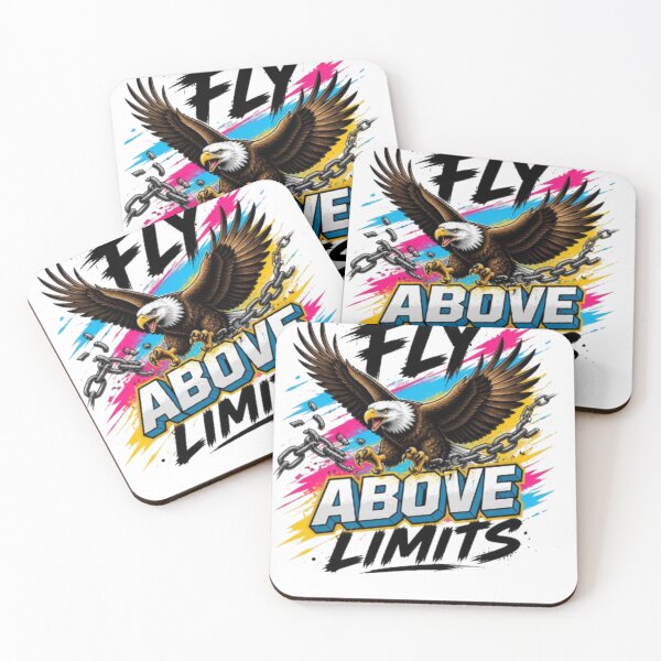 Item preview, Fly Above Limits – Eagle Motivation & Freedom Graphic Design designed and sold by PrintWavePro.