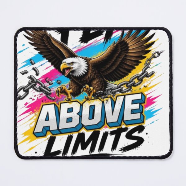 Item preview, Fly Above Limits – Eagle Motivation & Freedom Graphic Design designed and sold by PrintWavePro.