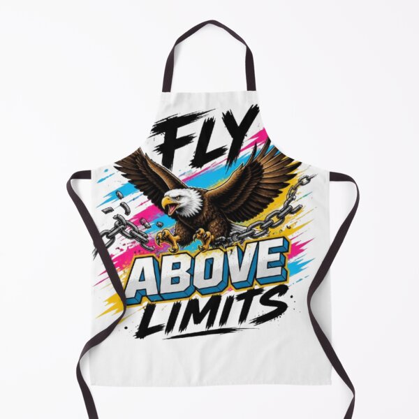 Item preview, Fly Above Limits – Eagle Motivation & Freedom Graphic Design designed and sold by PrintWavePro.