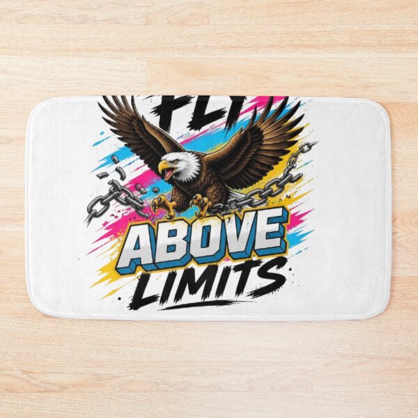 Item preview, Fly Above Limits – Eagle Motivation & Freedom Graphic Design designed and sold by PrintWavePro.