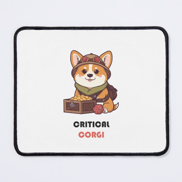 Item preview, Explorer Corgi & Loot Chest - Kawaii Tabletop RPG Gamer T-Shirt designed and sold by fowzi shokri.