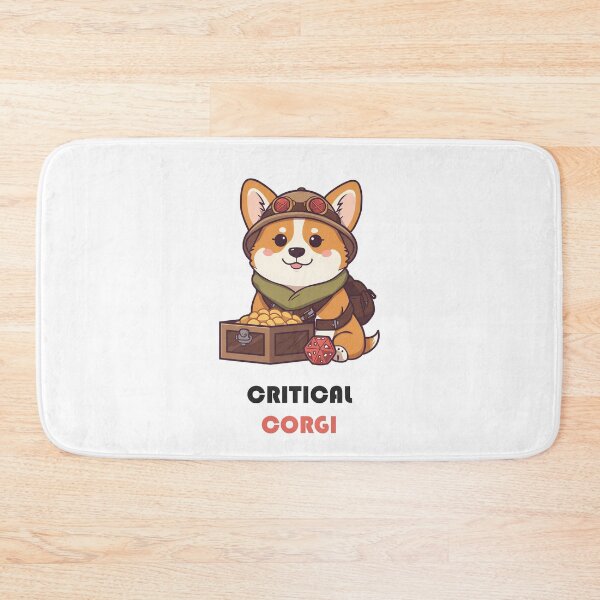 Item preview, Explorer Corgi & Loot Chest - Kawaii Tabletop RPG Gamer T-Shirt designed and sold by fowzi shokri.