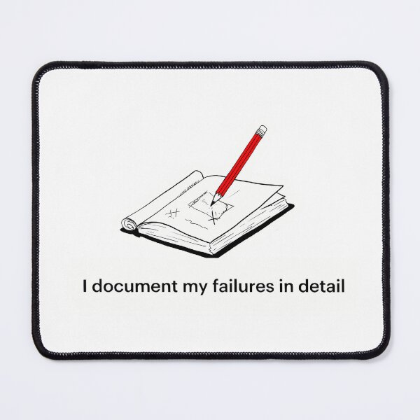 Item preview, Sketchbook Failure Reflection designed and sold by NiftyWrx.