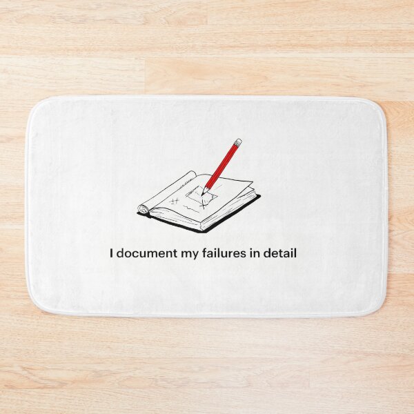 Item preview, Sketchbook Failure Reflection designed and sold by NiftyWrx.