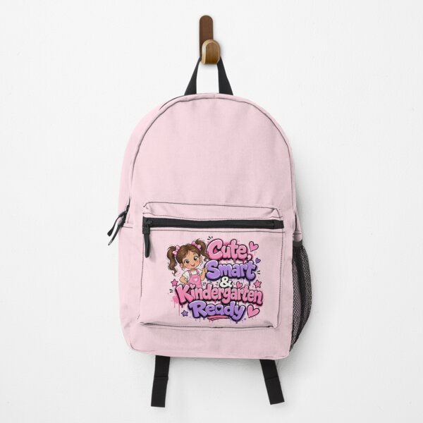 Item preview, Cute, Smart & Kindergarten Ready – Brunette Girl Back to School designed and sold by MomParentADHD.