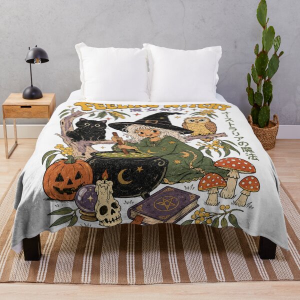 Item preview, Feeling Witchy Kawaii Aussie Witch Japanese Vintage Halloween designed and sold by Yellowriversss.