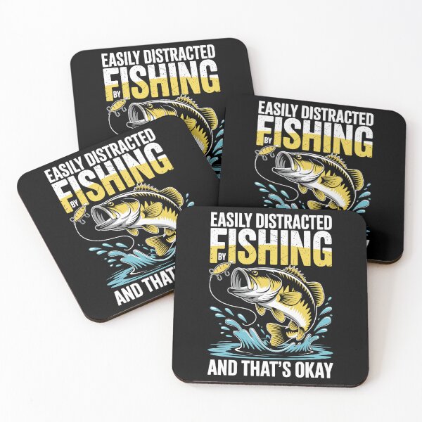 Item preview, Easily Distracted by Fishing and That’s Okay designed and sold by jkrphoto.